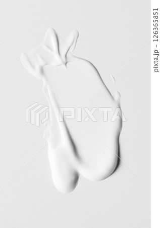 A sample of a white cosmetic moisturizer or anti-aging cream A sample of a white cosmetic moisturizer or anti-aging cream 126365851