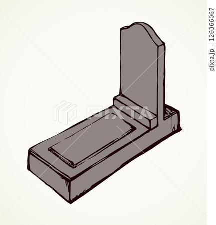 Tomb. Vector drawing icon sign 126366067