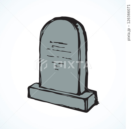 Tomb. Vector drawing 126366071