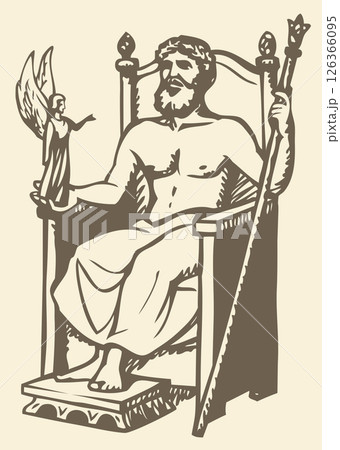 Series "Seven Wonders of the Ancient World". Statue of Zeus at Olympia 126366095