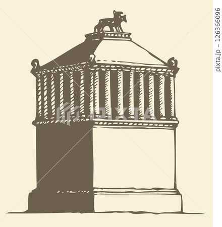 Series "Seven Wonders of the Ancient World". Mausoleum at Halicarnassus 126366096