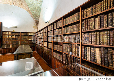 Coimbra, Portugal - Mar 14, 2025: The Johannine Library, Biblioteca Joanina in the University of Coimbra, Portugal Coimbra, Portugal - Mar 14, 2025: The Johannine Library, Biblioteca Joanina in the University of Coimbra, Portugal 126366196