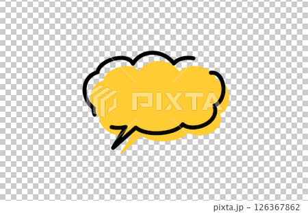 手繪風格語音氣泡圖 手繪風格語音氣泡圖 126367862
