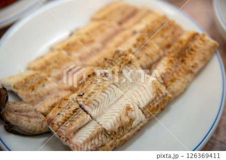 Korean BBQ food. Grilled eel Korean BBQ food. Grilled eel 126369411