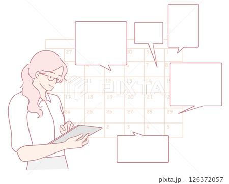 A Professional Illustration on Planning and Organization Tailored for Media Stock Usage 126372057