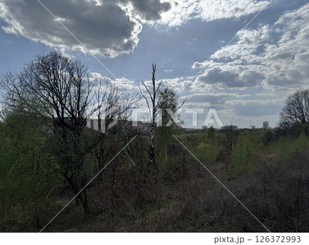 Urban Edge Under a Dramatic Sky Urban Edge Under a Dramatic Sky 126372993