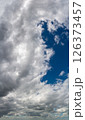 cloudy sky with light breaking through 126373457