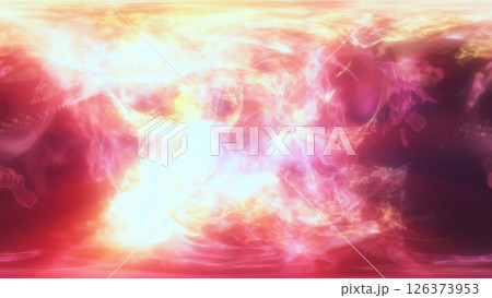 A mirrored abstract pink and blue swirling energy, forming a cosmic and futuristic design A mirrored abstract pink and blue swirling energy, forming a cosmic and futuristic design 126373953