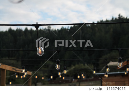 Romantic Evening Modern Light Bulb String Romantic Evening Modern Light Bulb String 126374035