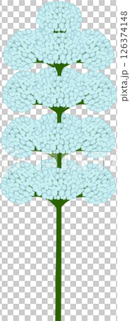 Beautiful shape and colors of blue blossom flower petals. Beautiful shape and colors of blue blossom flower petals. 126374148