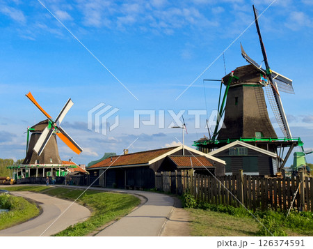 Dutch wind mills Dutch wind mills 126374591