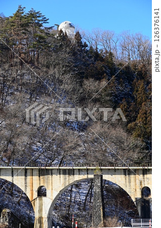 遠野遺産第99号めがね橋周辺の景観 126376141