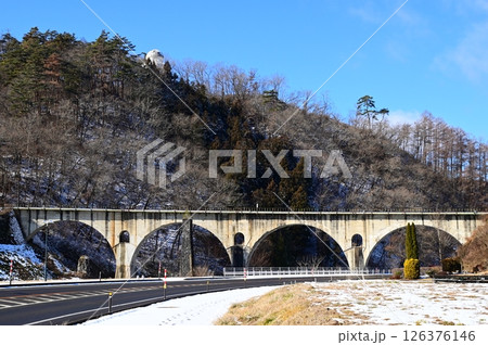 遠野遺産第99号めがね橋周辺の景観 遠野遺産第99号めがね橋周辺の景観 126376146