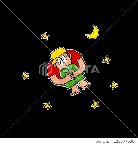 孤独な男性のイメージ 126377930