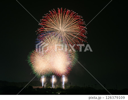 いせはら芸術花火大会の風景 ※文字スペースあり いせはら芸術花火大会の風景 ※文字スペースあり 126379109