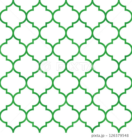 異国情緒溢れるモロッカンタイル 背景素材 テクスチャ スウォッチ対応 ラインアート グリーン 異国情緒溢れるモロッカンタイル 背景素材 テクスチャ スウォッチ対応 ラインアート グリーン 126379548