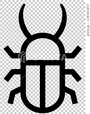 鍬蟲圖標 鍬蟲圖標 126381857