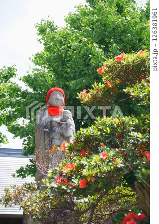 荒子観音　地蔵塚の地蔵　尾張四観音 126381961