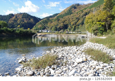 広島太田川と河畔の景色 広島太田川と河畔の景色 126382009