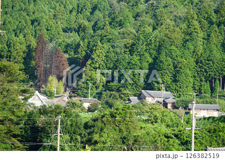 京都大原の里の風景 126382519