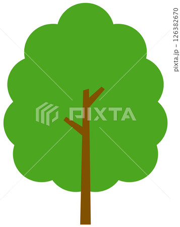 デフォルメされた木 126382670
