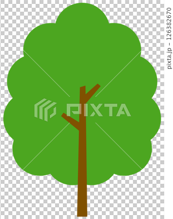 デフォルメされた木 126382670