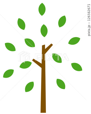 デフォルメされた木 126382671