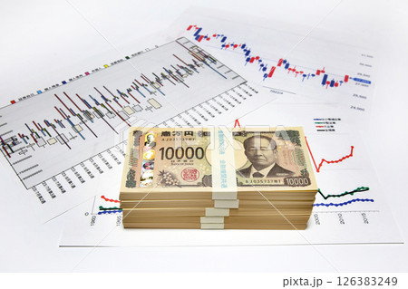 株価 株価チャート ビジネス 投資 株価 株価チャート ビジネス 投資 126383249