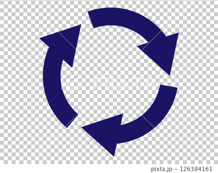 Rotating arrow (recycle symbol) Rotating arrow (recycle symbol) 126384161