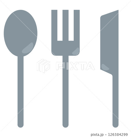 フォークとナイフとスプーン 126384299