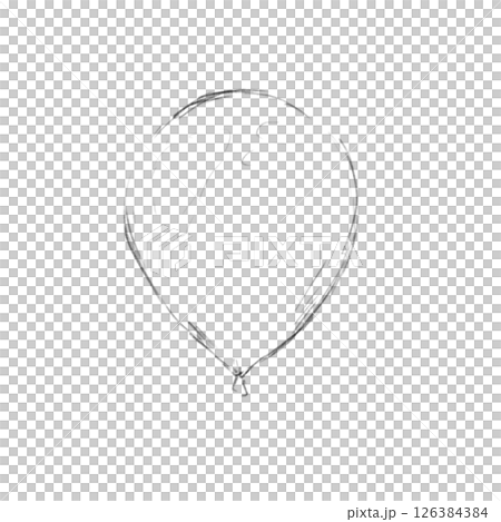 Sketch Balloon Hand Drawn, Black and White Illustration Sketch Balloon Hand Drawn, Black and White Illustration 126384384