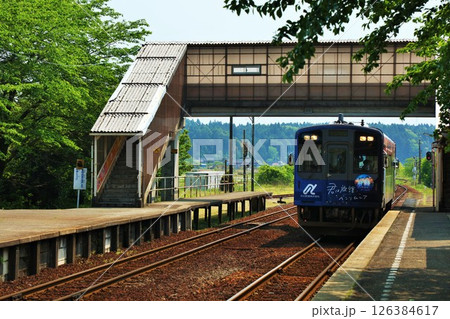 石川県　能登半島　のと鉄道七尾線 126384617
