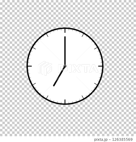 時鐘圖示(7 點鐘方向) 時鐘圖示(7 點鐘方向) 126385569