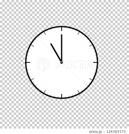 Clock icon (11 o'clock) 126385573