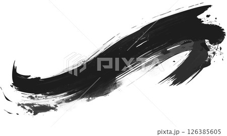 墨で描いた一太刀 126385605