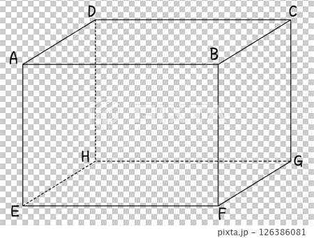 直方体 直方体 126386081