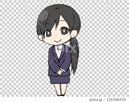 一個穿西裝的女人 126386439