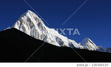 Pumo Ri after new snowfall, Nepal. Pumo Ri after new snowfall, Nepal. 126388310