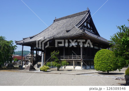 城下町津山の西寺町に建つ日蓮宗の寺院「妙法寺」 126389346