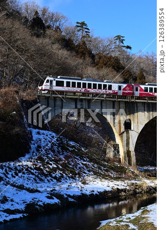 遠野遺産第99号めがね橋周辺の景観  126389554