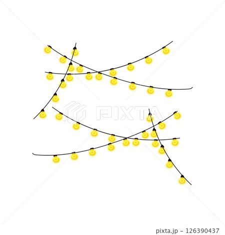 light post String Light Neon Light Effect Small Lamp Hanging 126390437