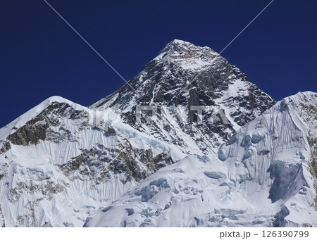 Majestic Mount Everest, View from Kala Patthar, Nepal. 126390799