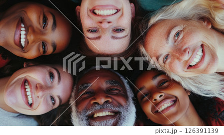 Joyful Moments of Friendship and Connection Across Generations 126391139