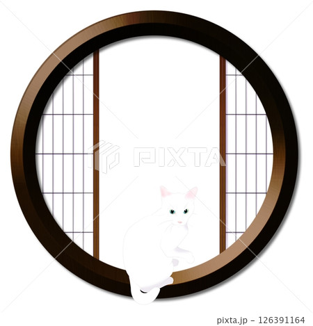 丸窓と猫 丸窓と猫 126391164