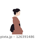 着物姿の日本女性 126391486