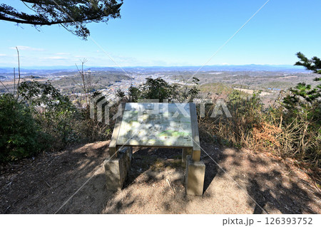 美濃国「妻木城」の石垣と曲輪の様子 美濃国「妻木城」の石垣と曲輪の様子 126393752