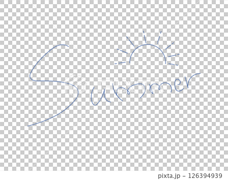 Roughly handwritten summer letters 3 Roughly handwritten summer letters 3 126394939