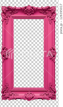 antique golden frame isolated on white background antique golden frame isolated on white background 126395017