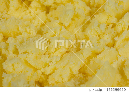 Rich Buttery Texture Of Traditional Ghee Clarified Butter 126396620