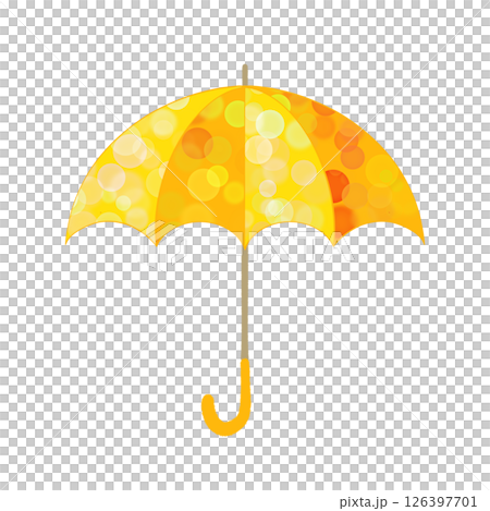 黄色い傘のイラスト 黄色い傘のイラスト 126397701